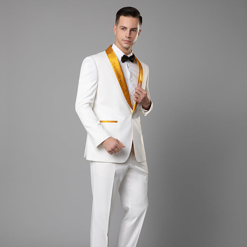 WHITE TUXEDOS SUIT