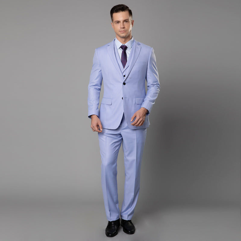 COTTON BUSINESS SUIT WITH STRETCH